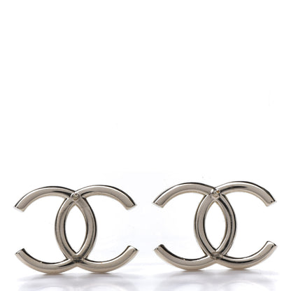 Chanel Baguette Crystal High Society CC Earrings Gold 4 of 5