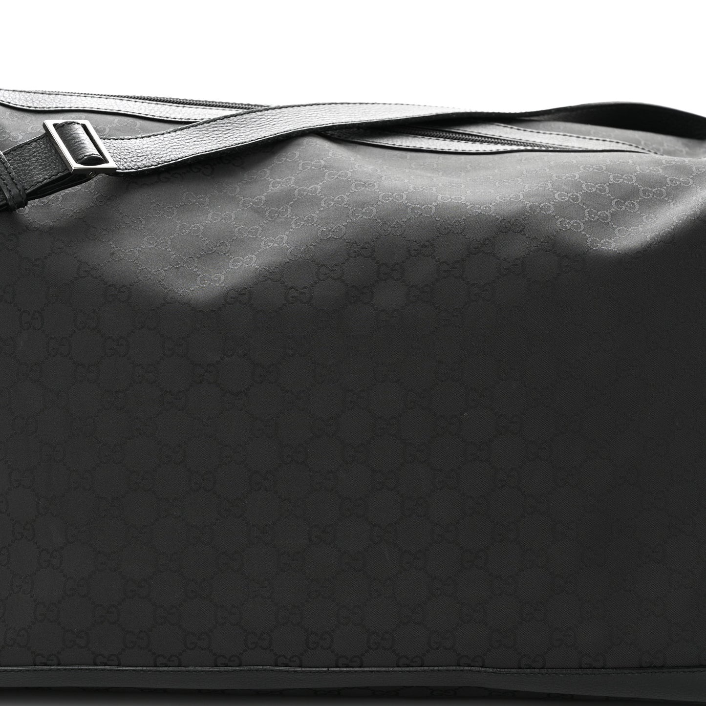 Nylon Monogram Travel Hobo Black