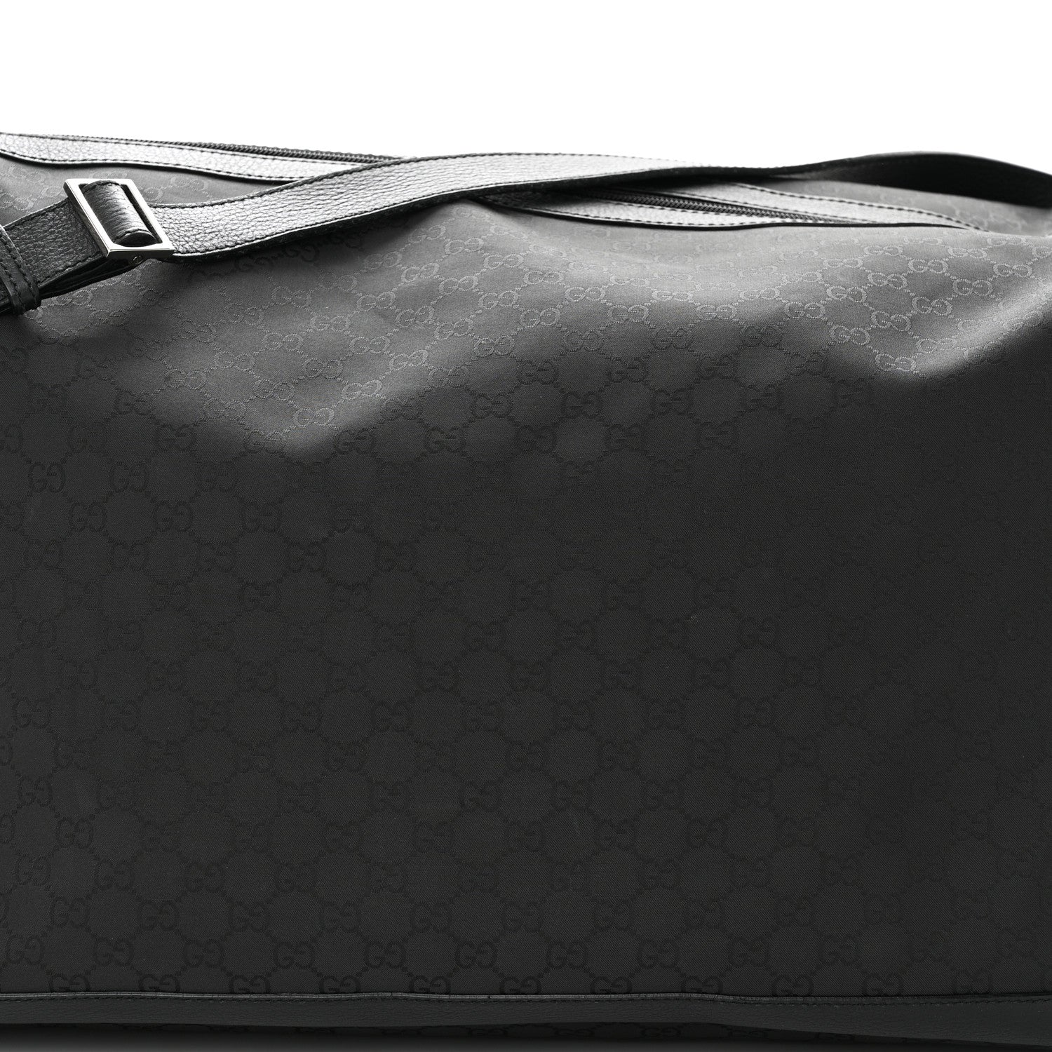 Gucci Nylon Monogram Travel Hobo Black 7 of 15
