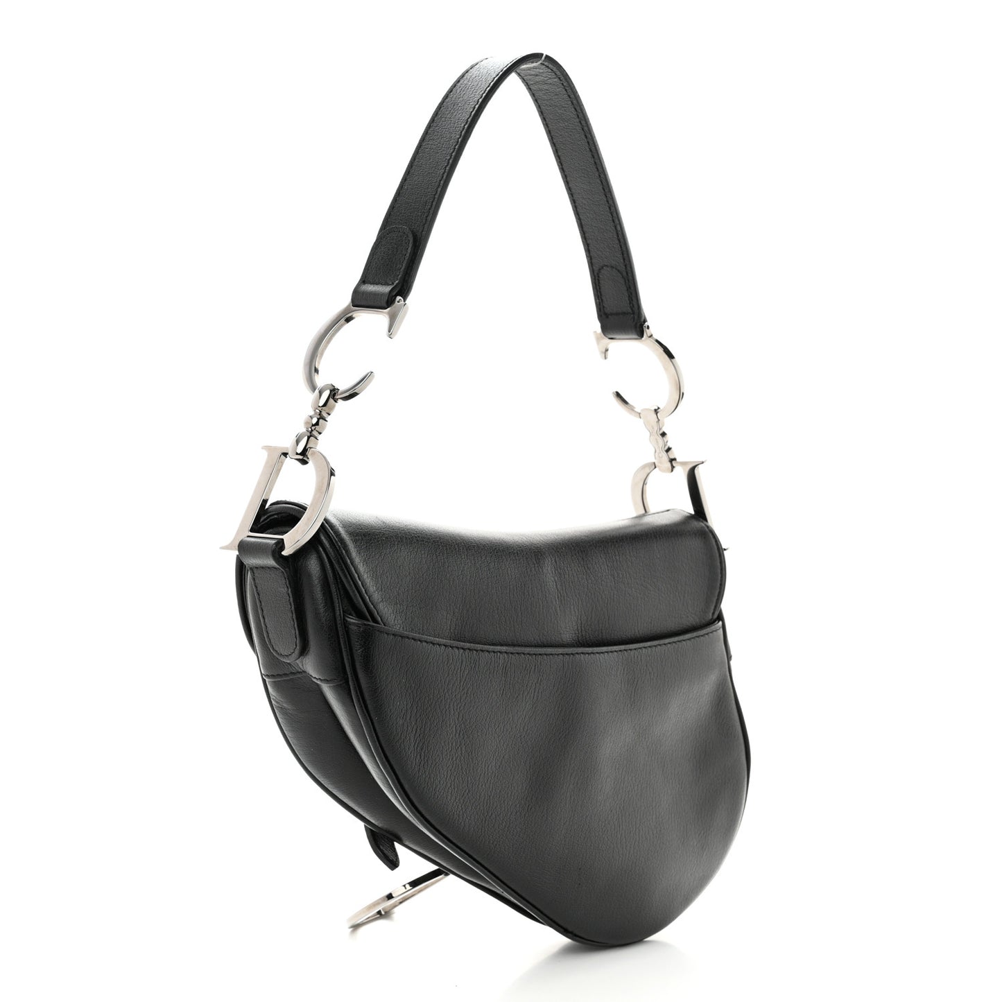 Calfskin Saddle Bag Black
