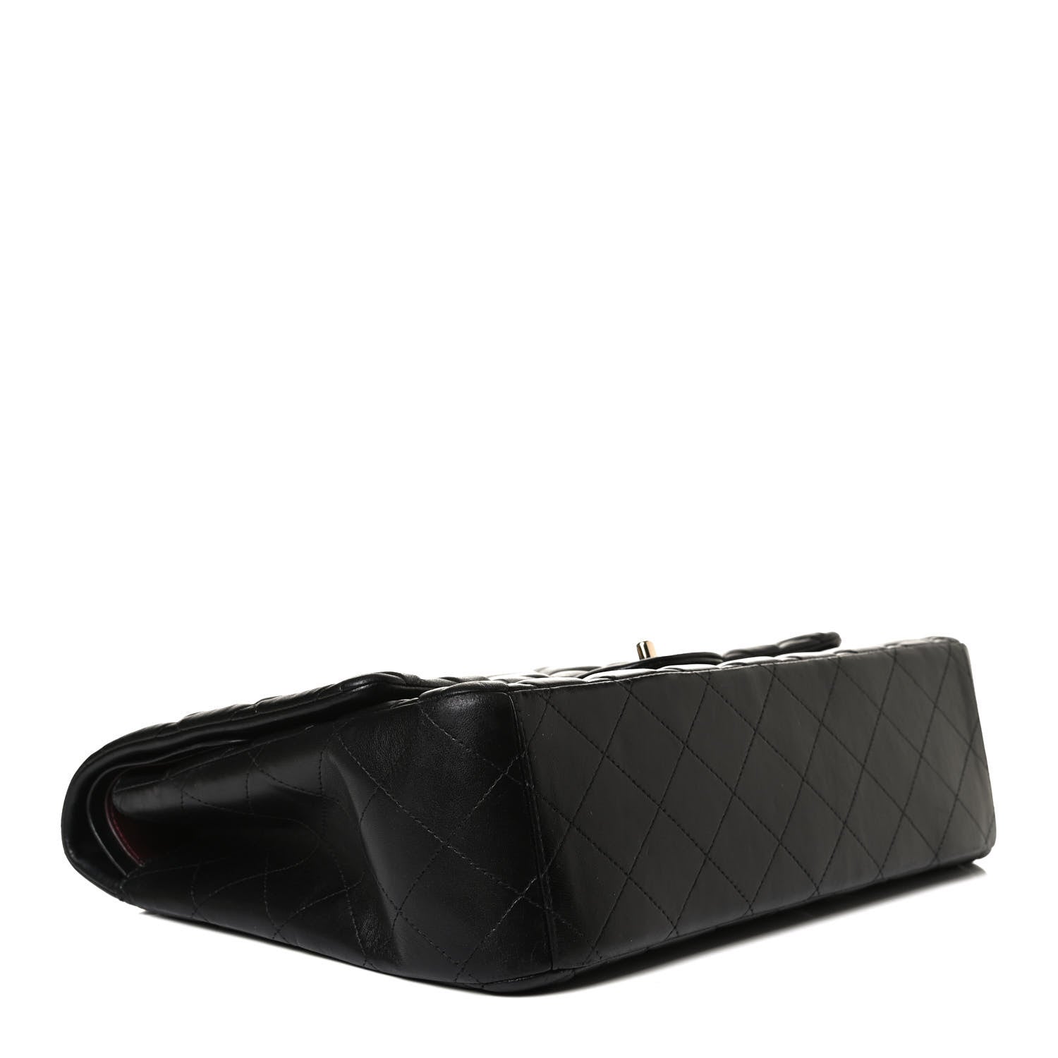 Chanel Lambskin Quilted Maxi Double Flap Black 4 of 13
