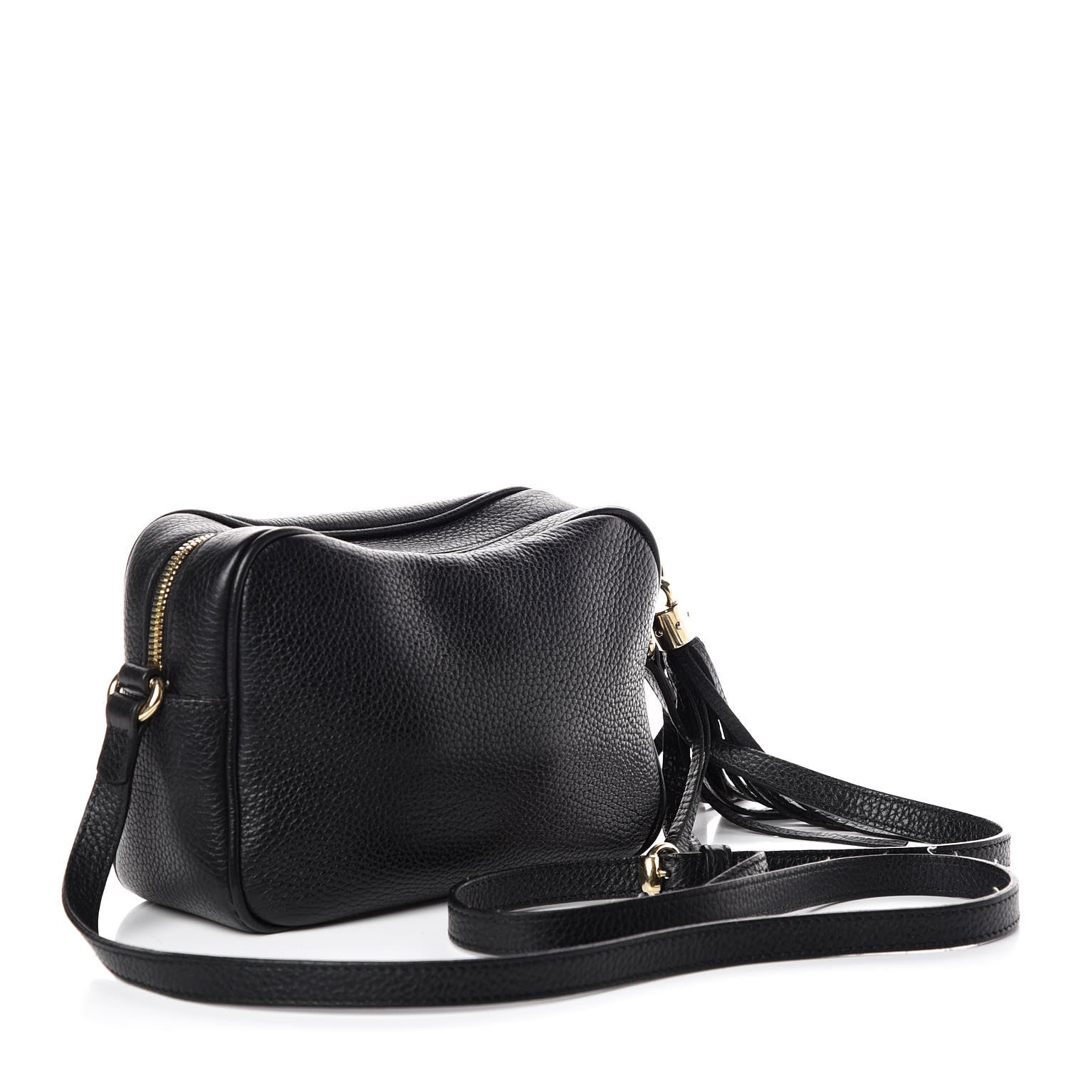Gucci Pebbled Calfskin Small Soho Disco Bag Black 3 of 14