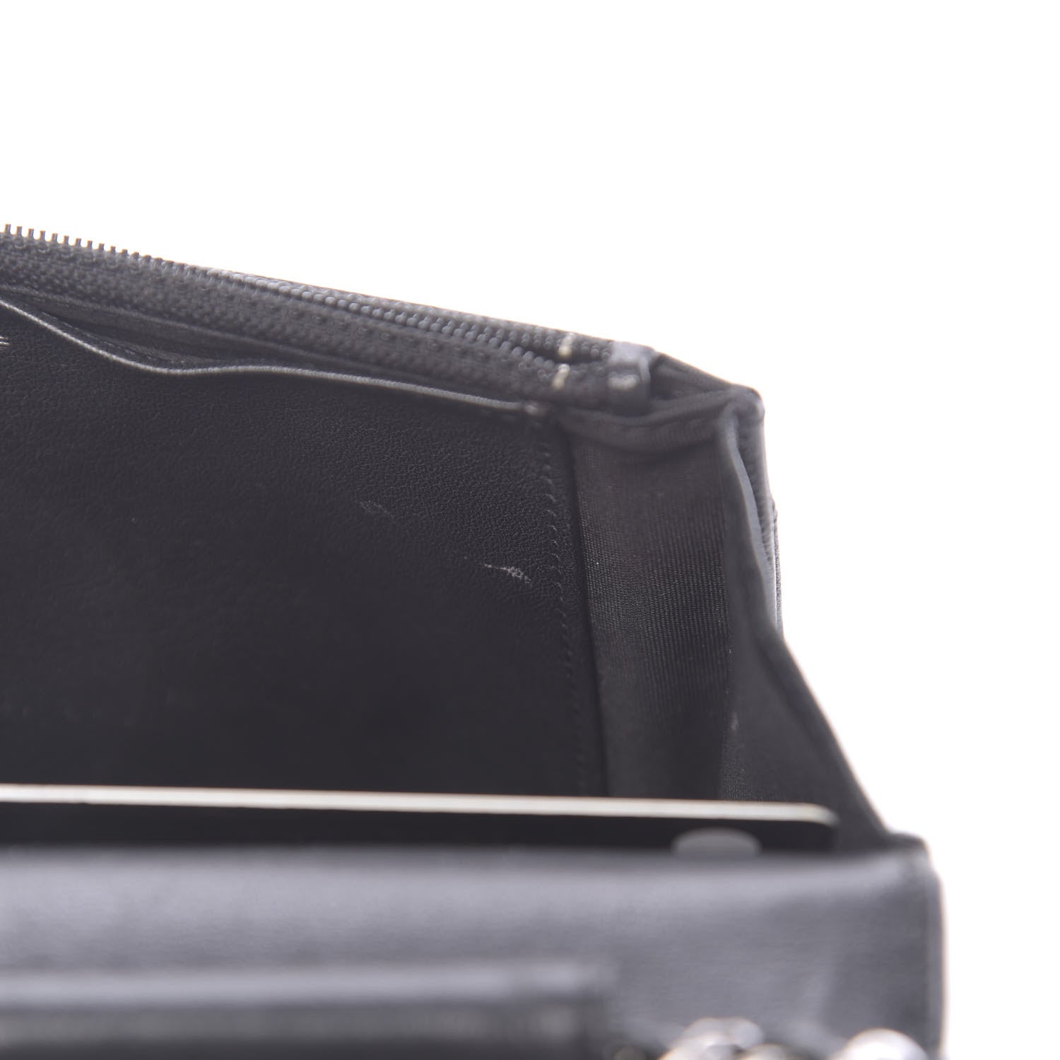 Chanel Caviar Sevruga Wallet On Chain WOC Black 13 of 16