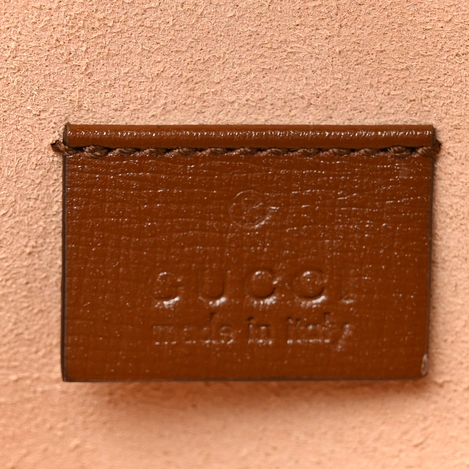 Gucci GG Supreme Monogram Mini Horsebit 1955 Shoulder Bag Beige Brown Sugar 6 of 11