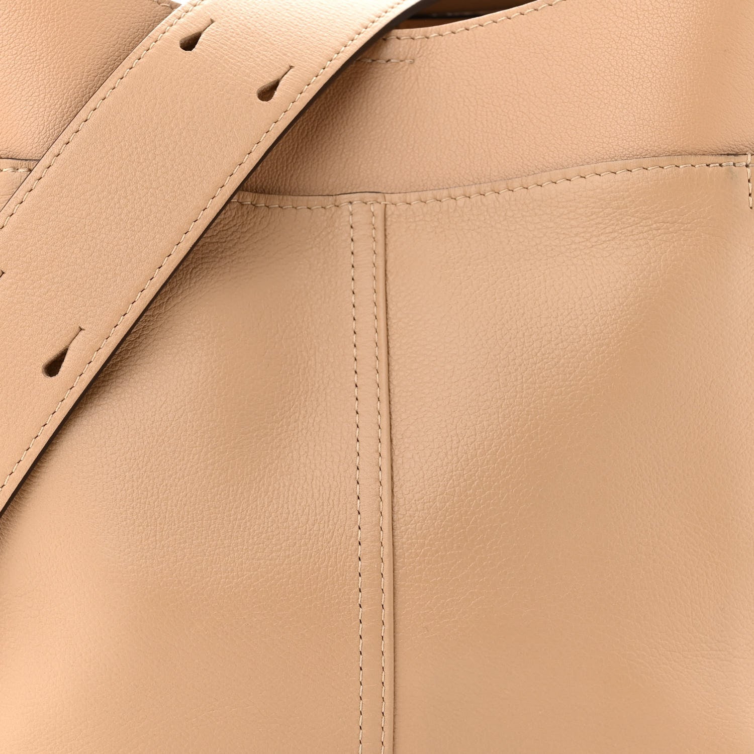 Delvaux Grained Calfskin Mini So Cool Satchel Latte 8 of 14