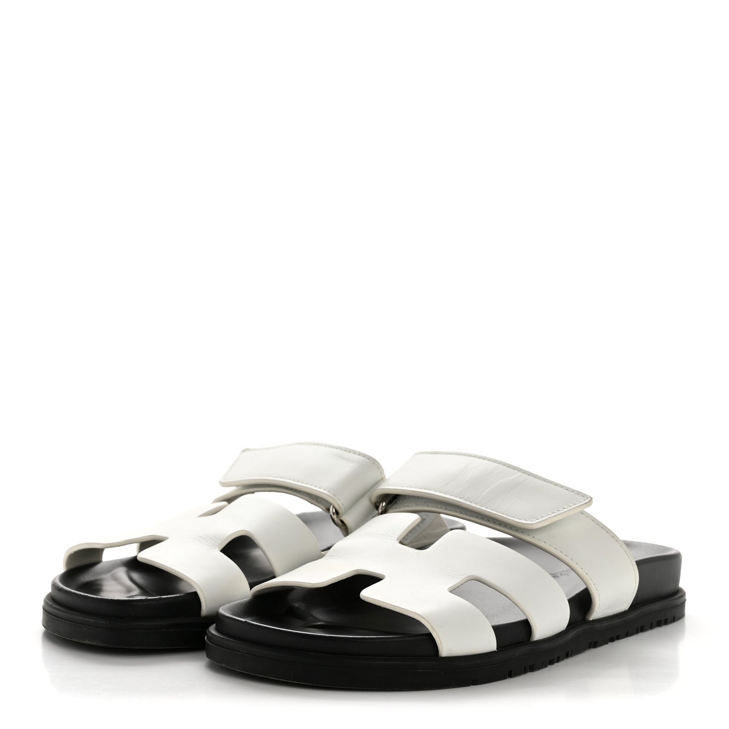 Calfskin Womens Chypre Sandals 37 White