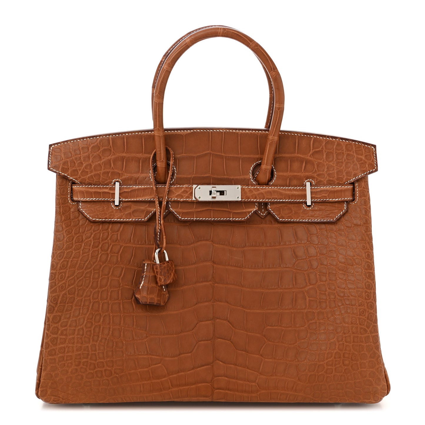 Matte Alligator Birkin 35 Fauve