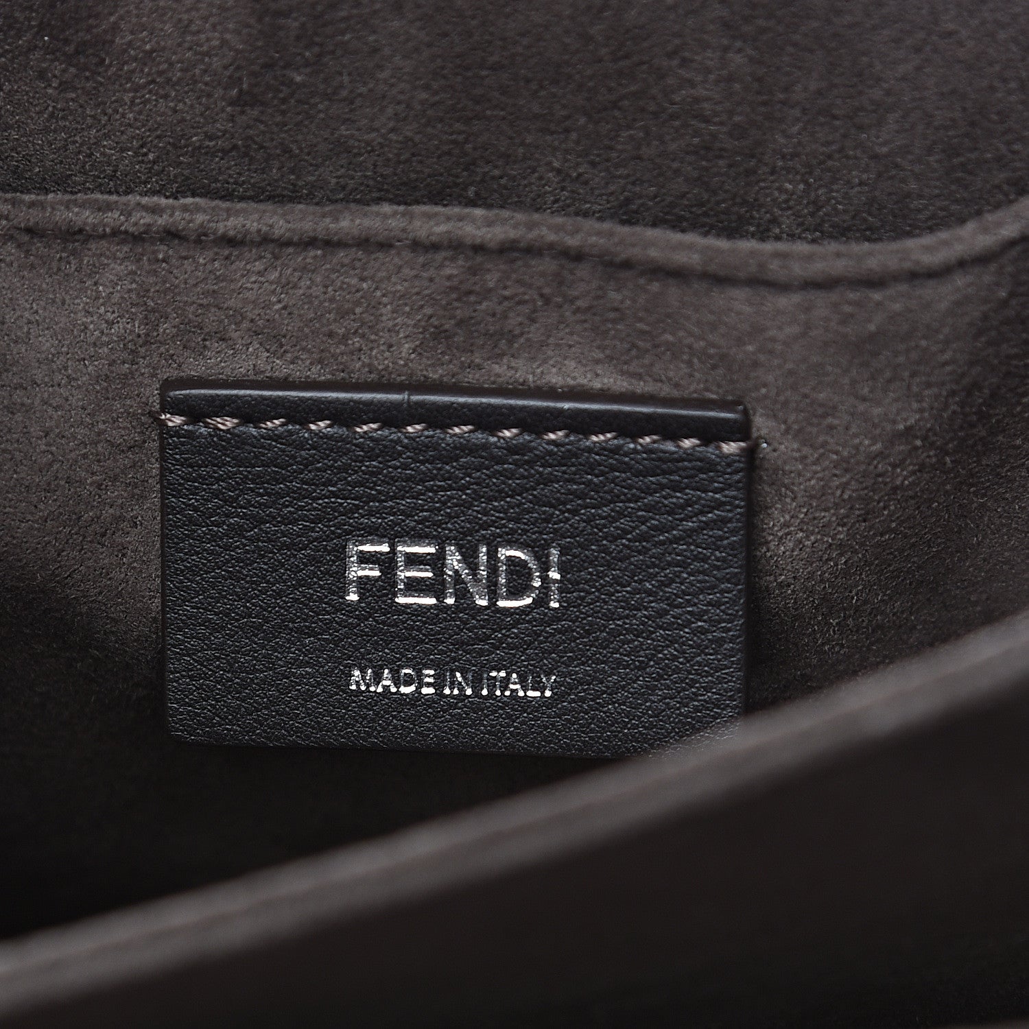 Fendi Metallic Calfskin Wonder Monster Kan I Shoulder Bag Gold 5 of 10