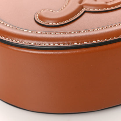 Celine Smooth Calfskin Cuir Triomphe Oval Bag Tan 7 of 8
