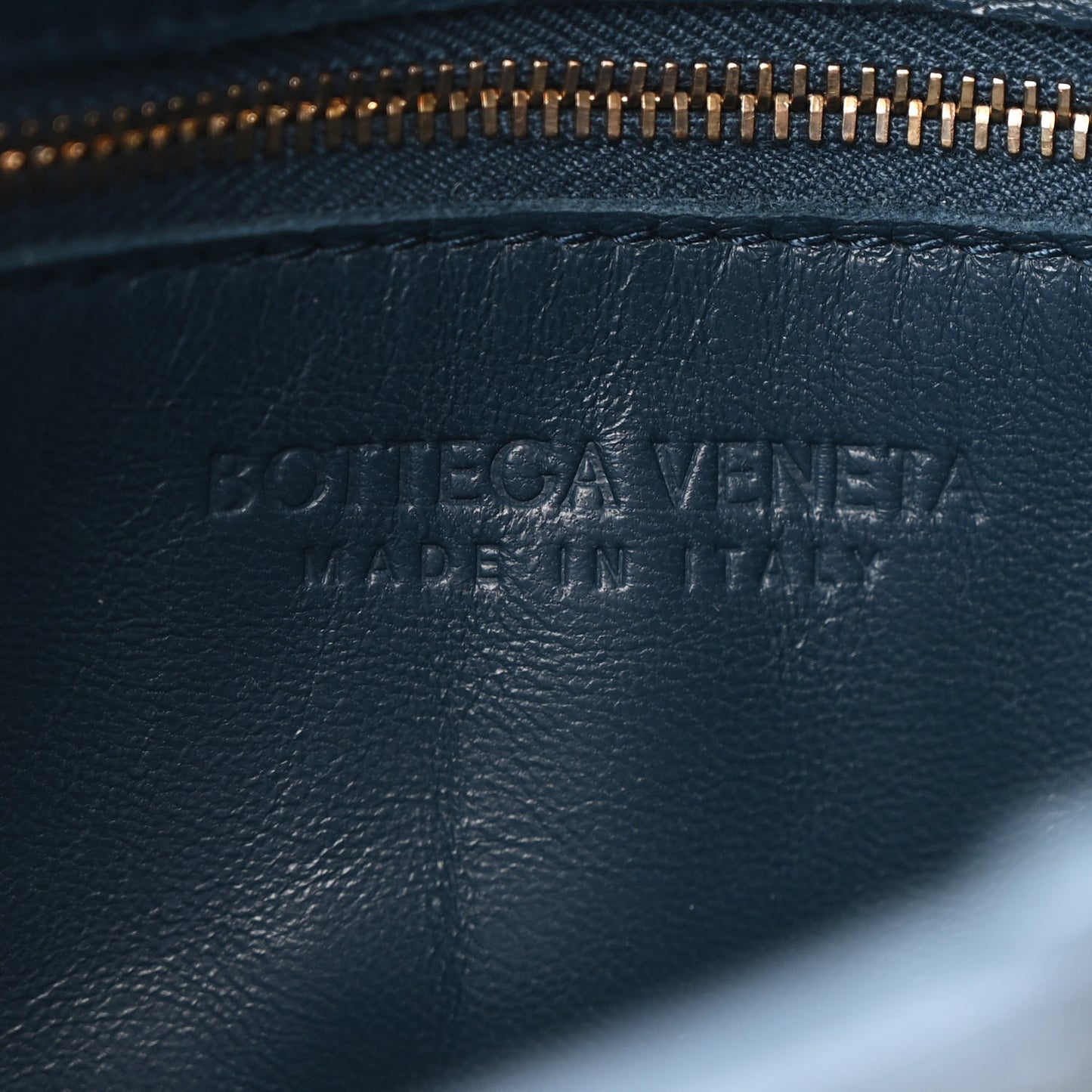 Grained Calfskin Maxi Intrecciato Cassette Crossbody Bag Deep Blue