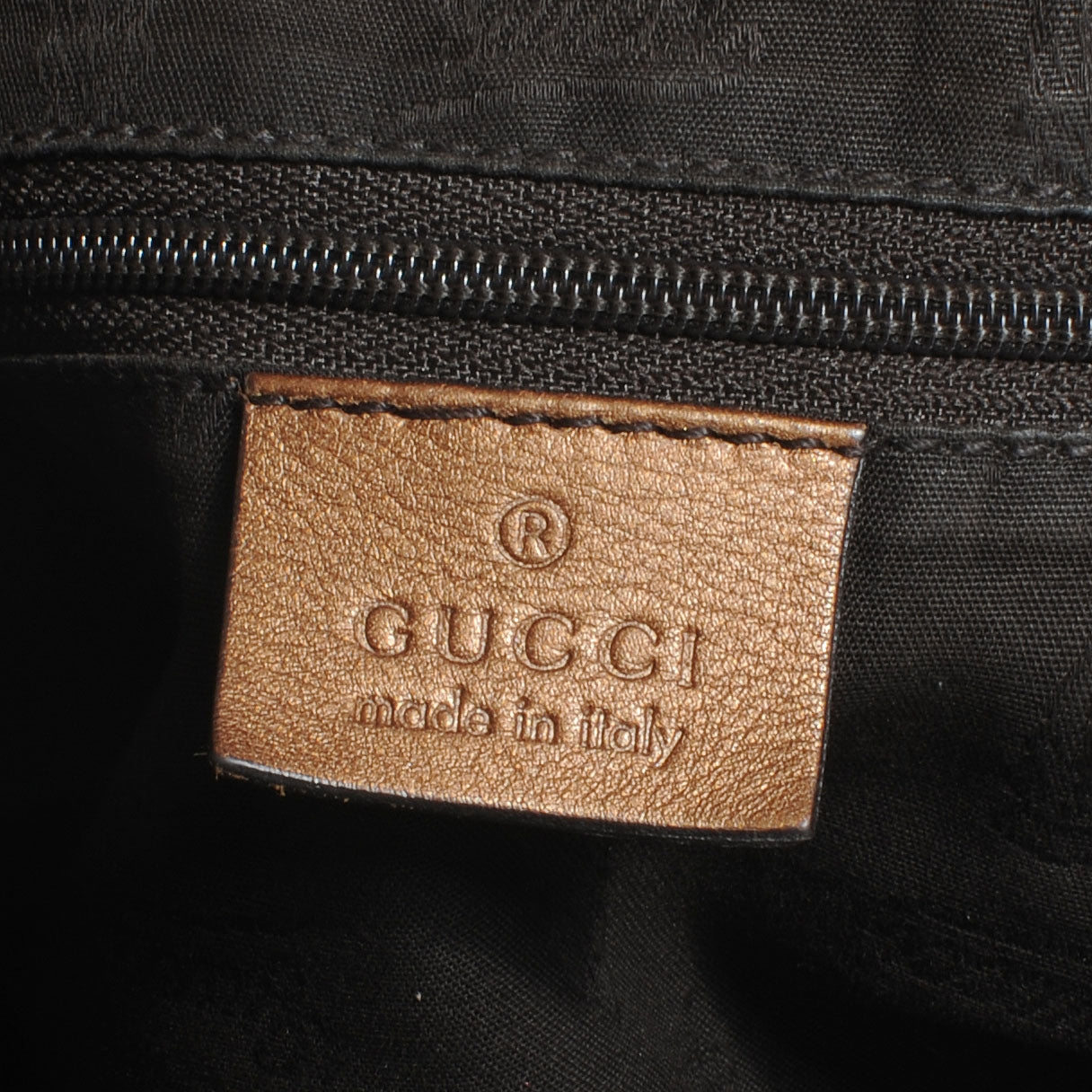 Guccissima Medium Sukey Hobo Bronze