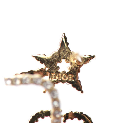 Christian Dior Crystal Clair D Lune Wrap Around Earrings Gold 4 of 4