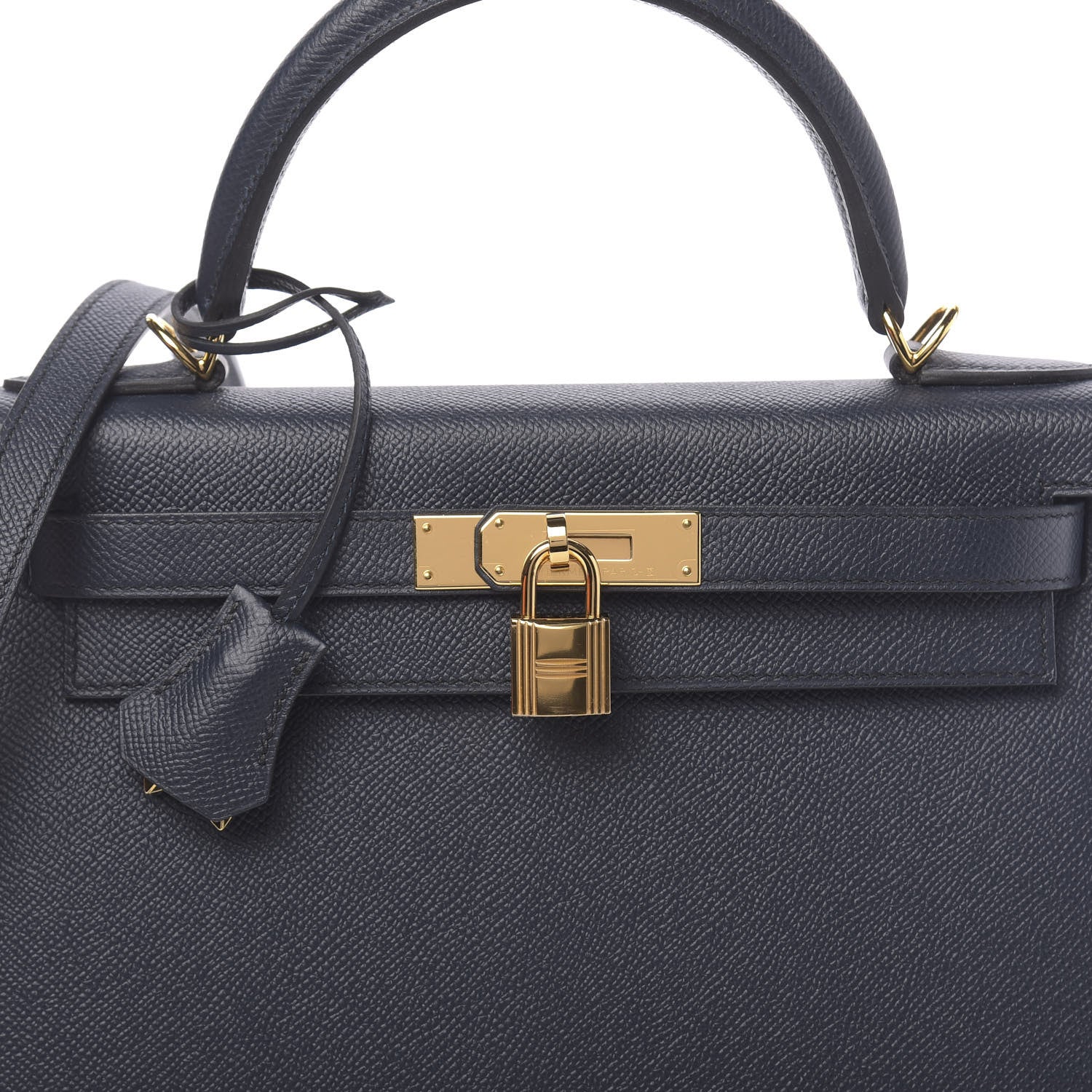 Hermes Epsom Kelly 28 Bleu Indigo 9 of 11