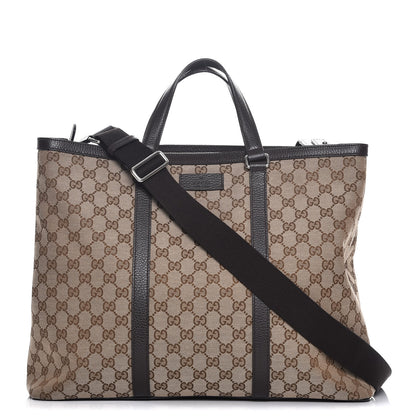Gucci GG Monogram Large Joy Tote Bag Dark Brown 1 of 10