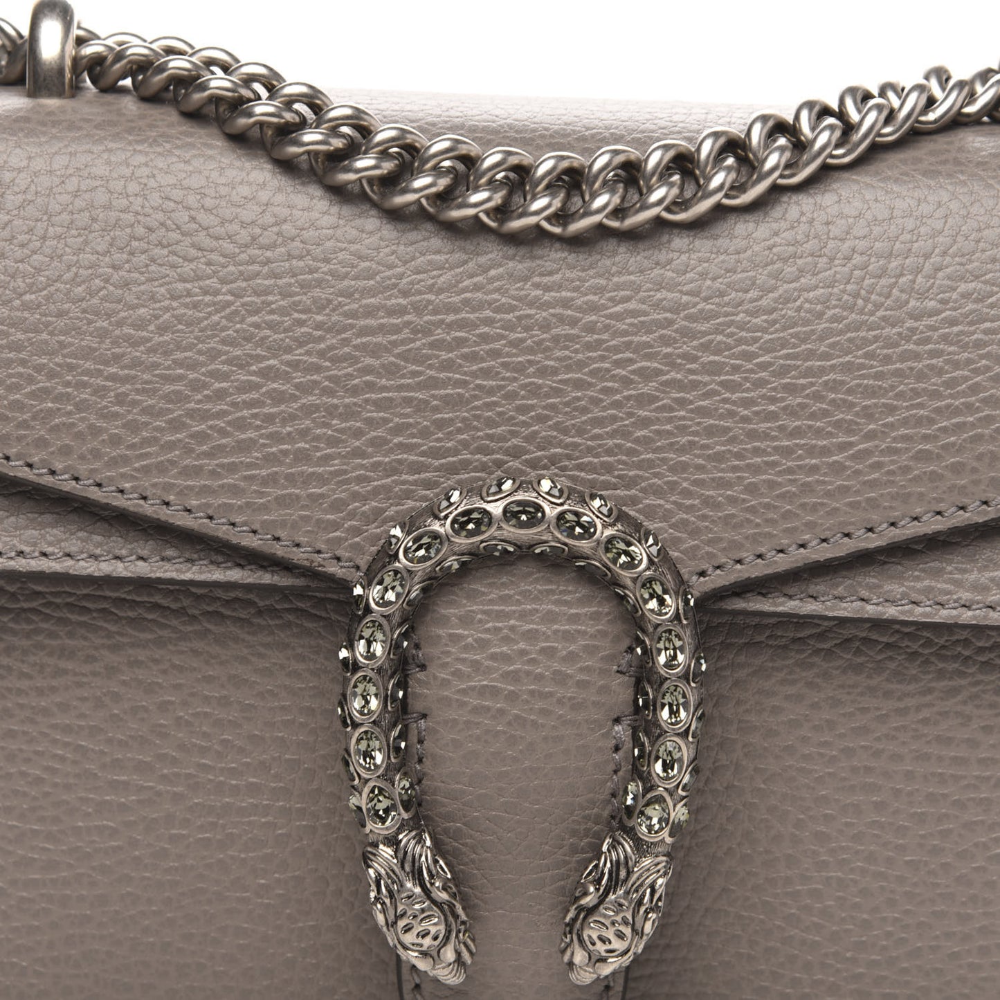 Calfskin Mini Dionysus Shoulder Bag Dusty Grey