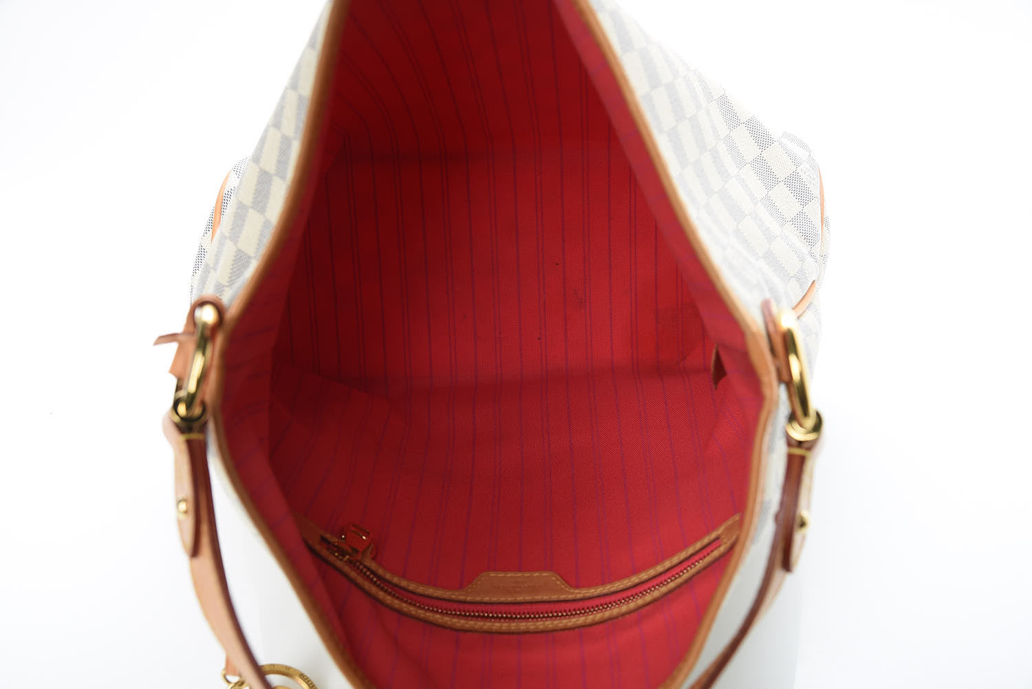Louis Vuitton Damier Azur Delightful PM Pink 5 of 13