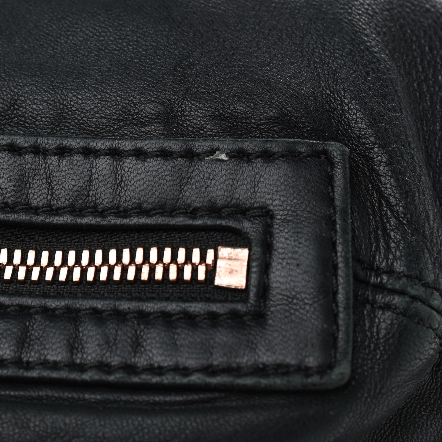 Lambskin Marti Backpack Washed Black Rose Gold Hardware