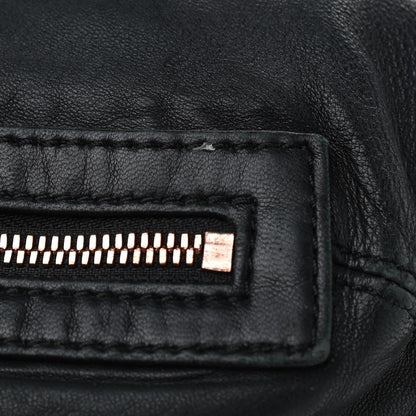 Alexander Wang Lambskin Marti Backpack Washed Black Rose Gold Hardware 9 of 10