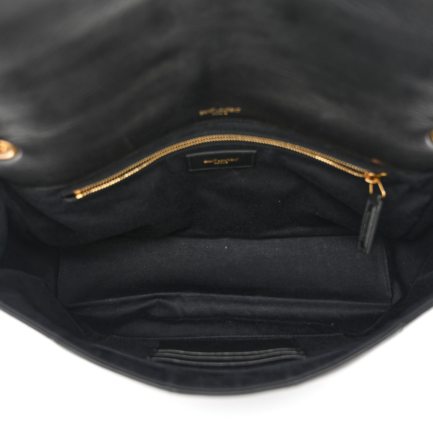 Lambskin Patchwork Monogram Large Jamie Black
