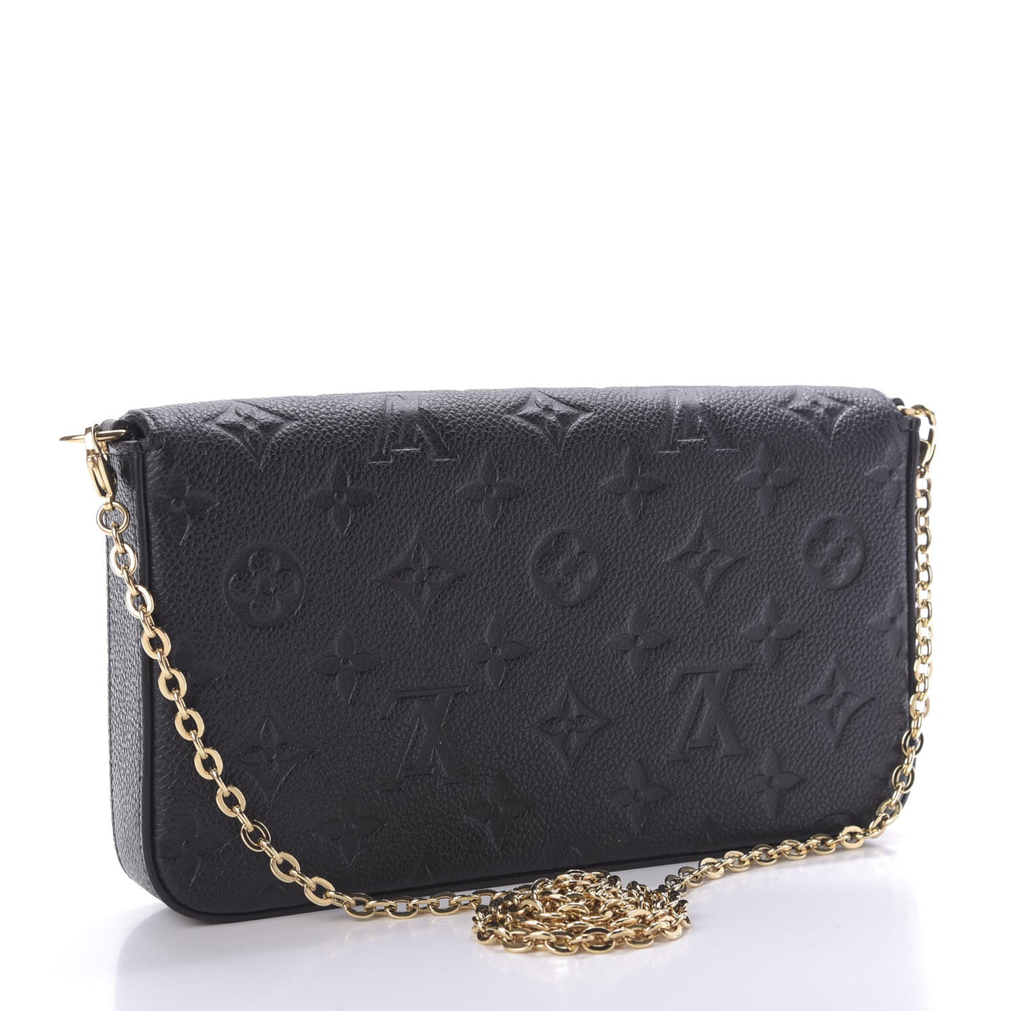 Empreinte Pochette Felicie Chain Wallet Black