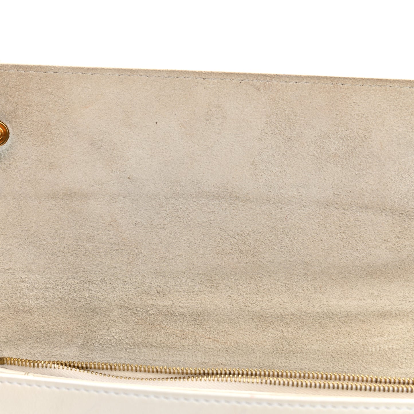 Natural Calfskin Bum Bag White