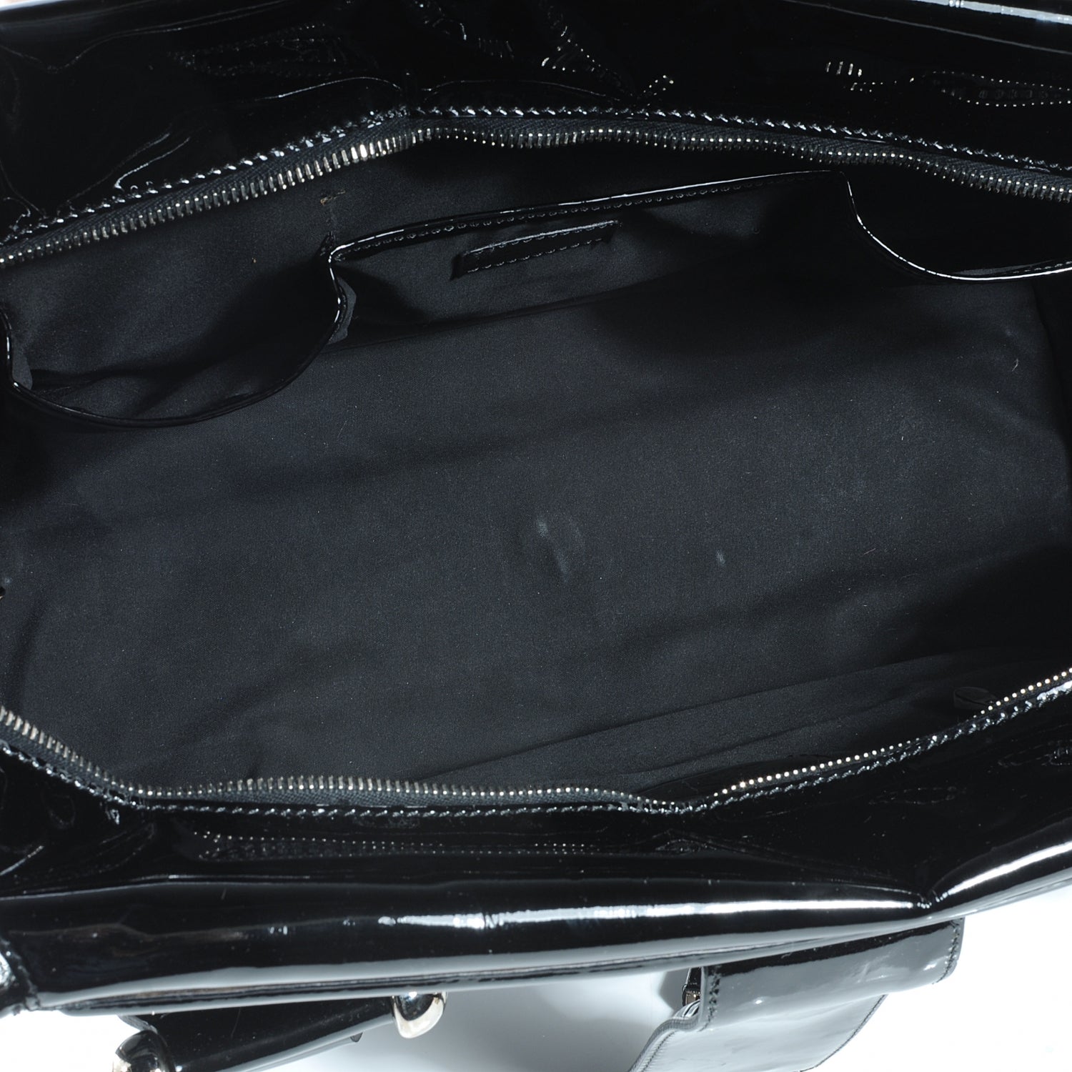 Burberry Patent Quilted Large Manor Black 6 of 8