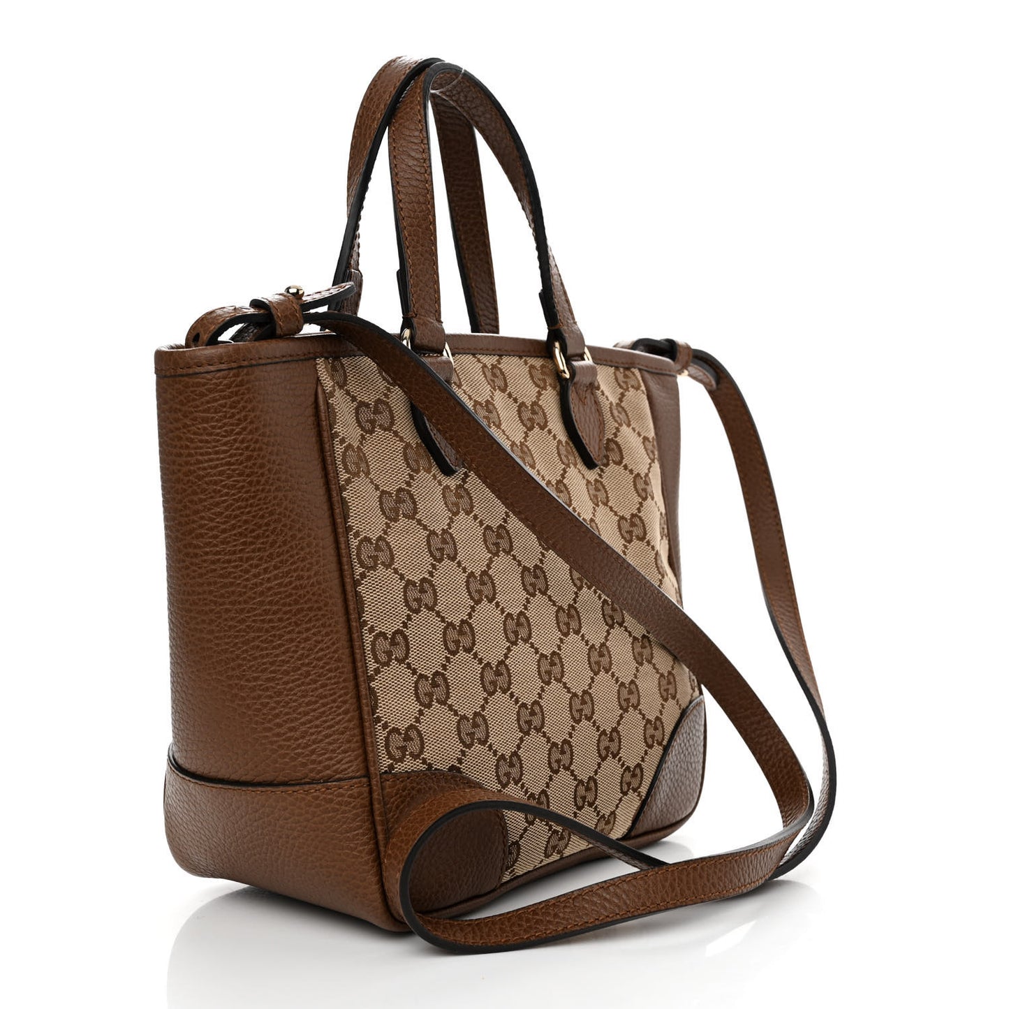 Monogram Small Bree Tote Beige Tabacco