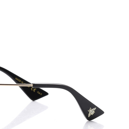 Gucci Round Frame Sylvie Web Sunglasses GG0105S Black 7 of 9
