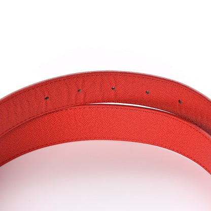 Louis Vuitton Monogram 30mm LV Initiales Reversible Belt 85 34 Coquelicot 5 of 8