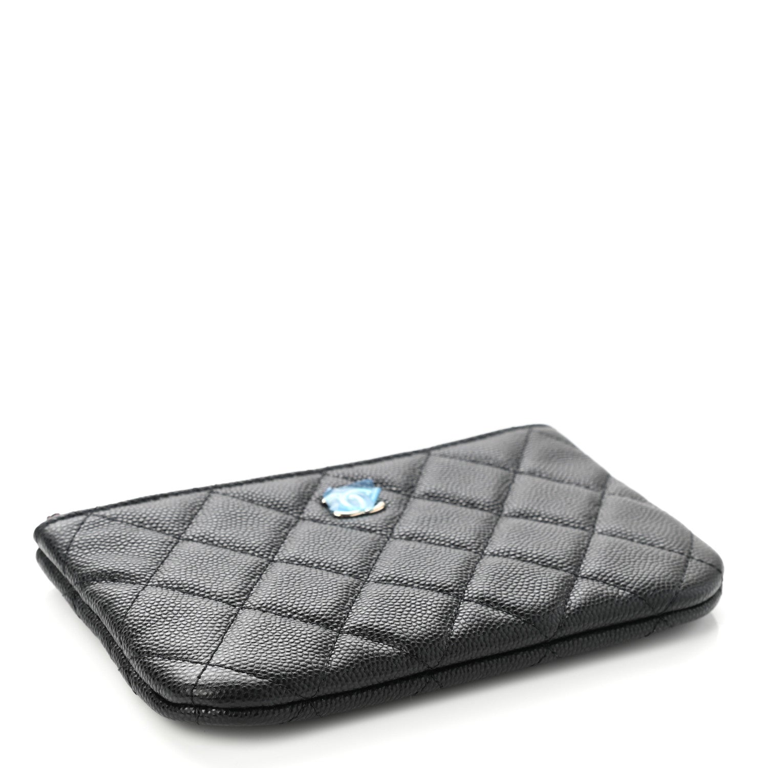 Chanel Caviar Quilted Small Cosmetic Case Black 4 of 8