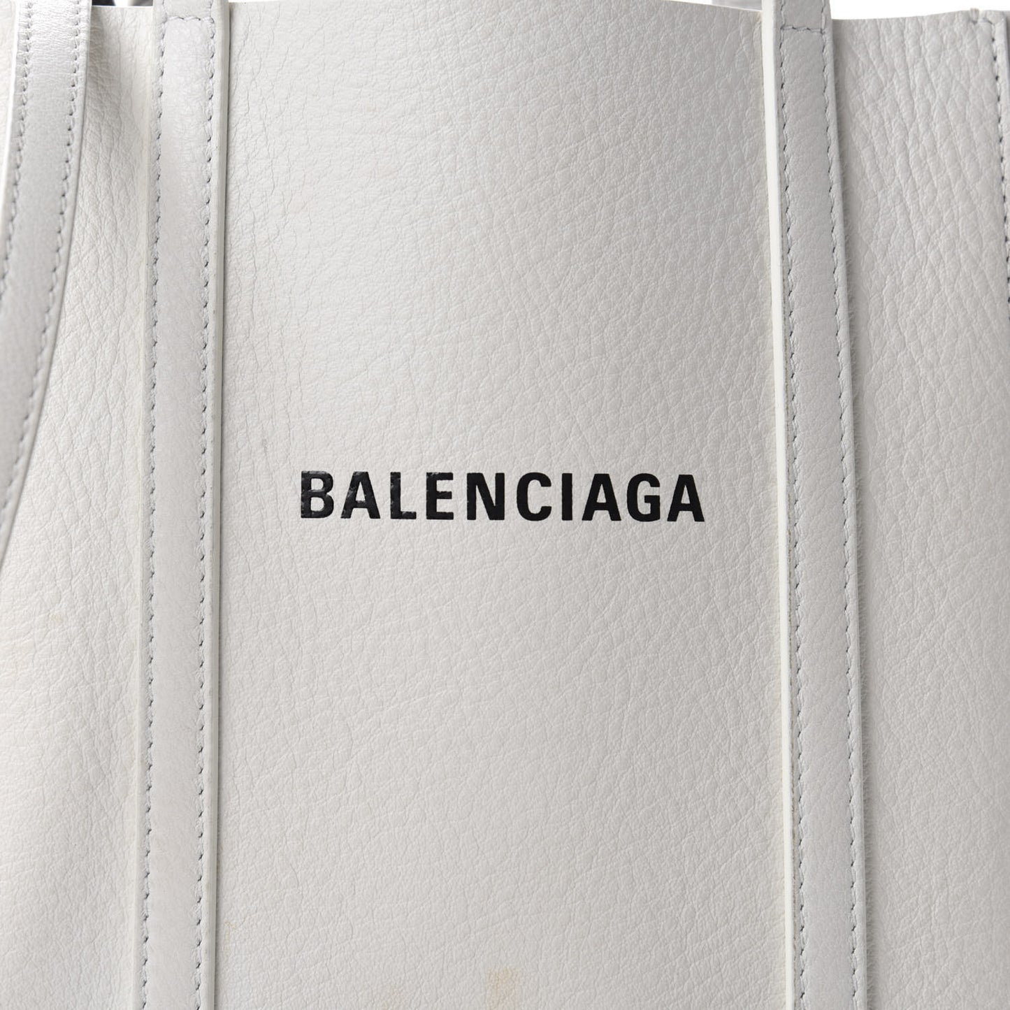 Smooth Calfskin Double Sided XXS Everyday Tote White Light Black