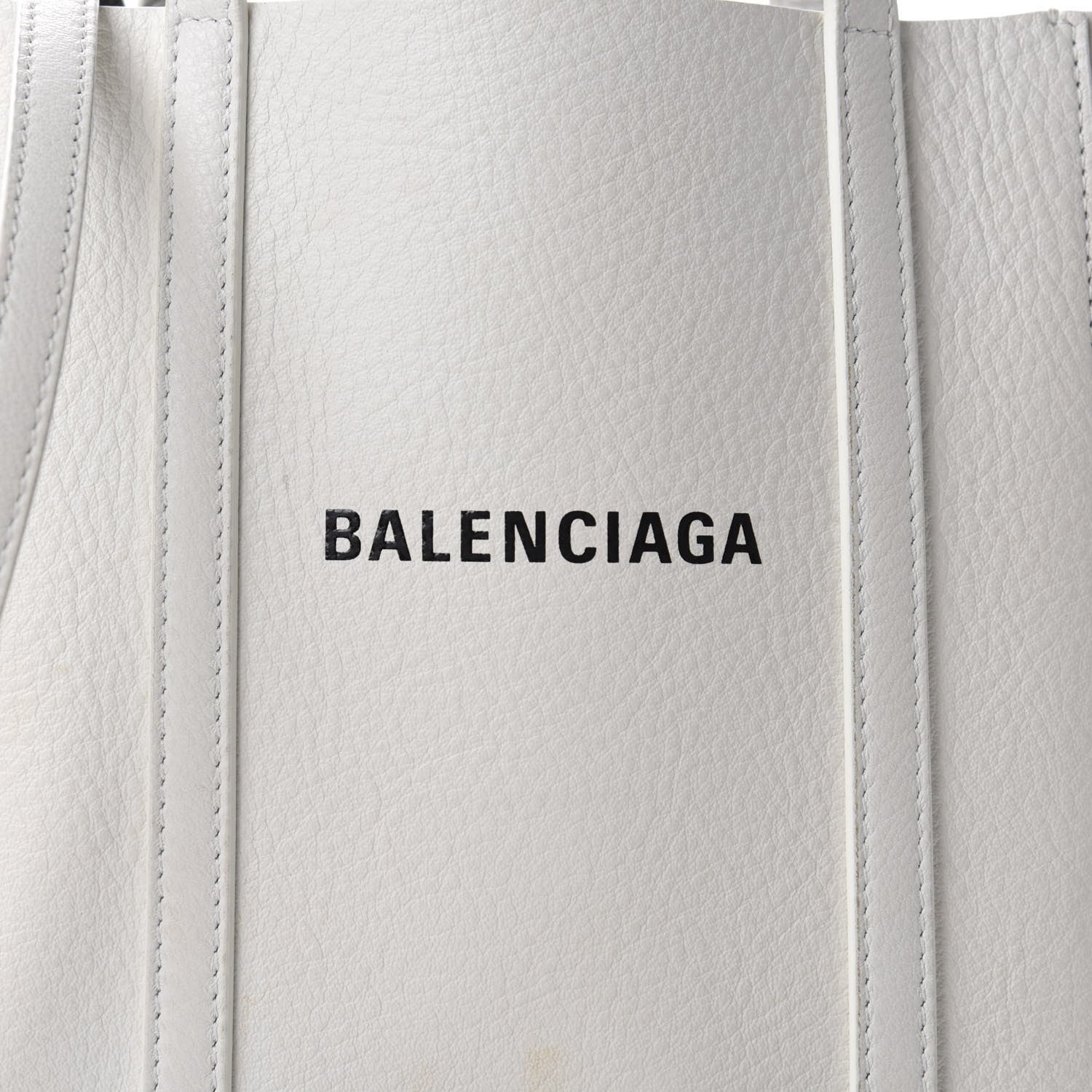 Balenciaga Smooth Calfskin Double Sided XXS Everyday Tote White Light Black 9 of 9