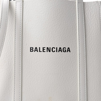 Balenciaga Smooth Calfskin Double Sided XXS Everyday Tote White Light Black 9 of 9