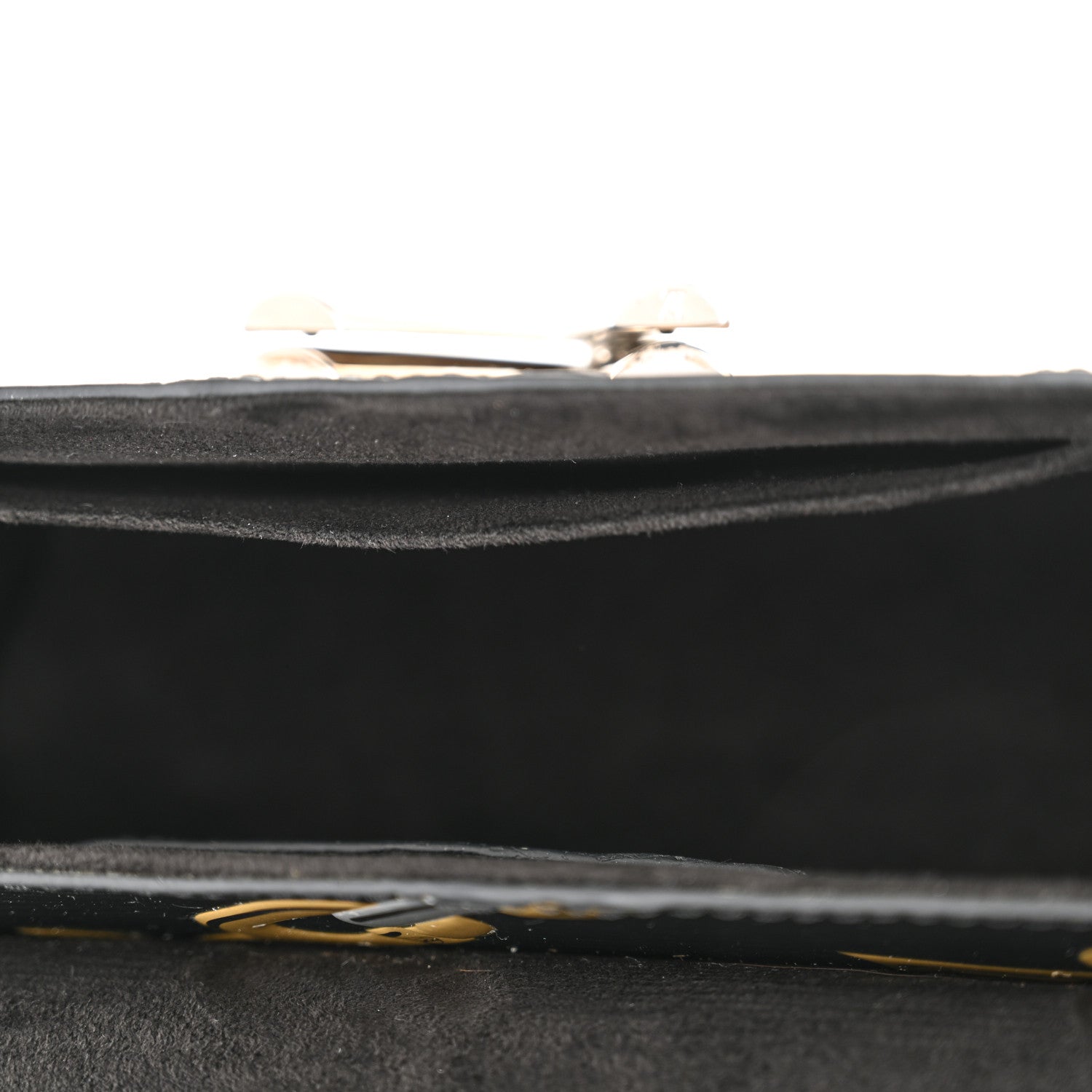 Louis Vuitton Epi Chain Flower Twist Shoulder Bag MM Black 8 of 13