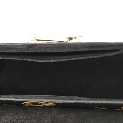 Louis Vuitton Epi Chain Flower Twist Shoulder Bag MM Black 8 of 13