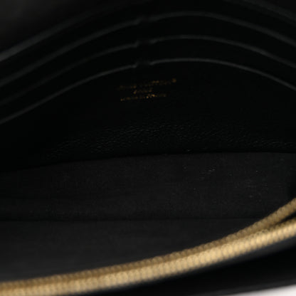 Louis Vuitton Empreinte Vavin Chain Wallet Black 5 of 10