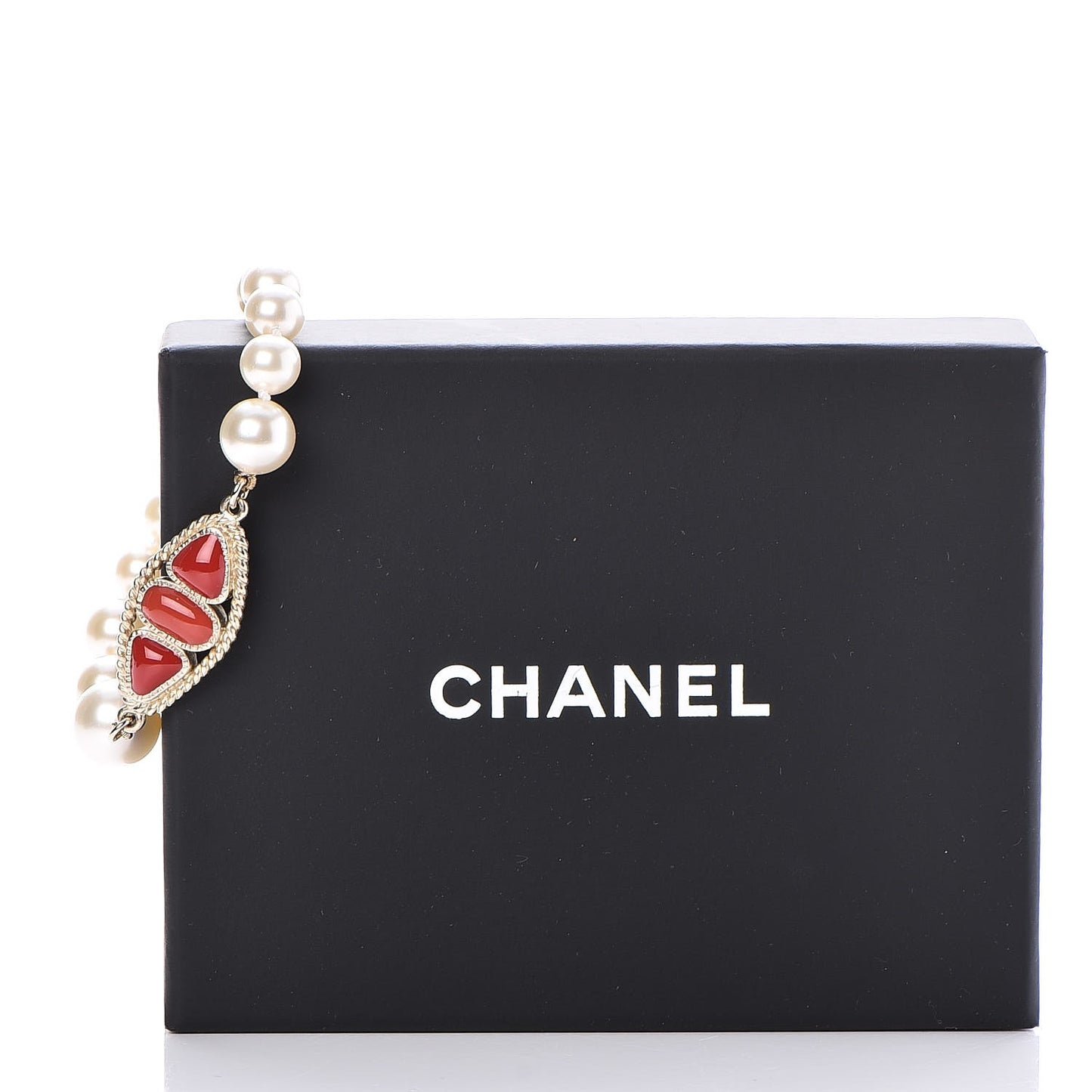 Pearl Gripoix CC Bracelet Gold