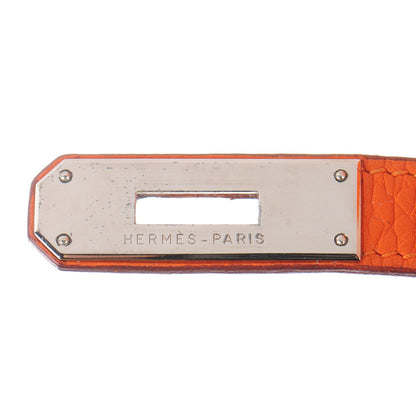 Hermes Taurillon Clemence Birkin 35 Orange 14 of 27