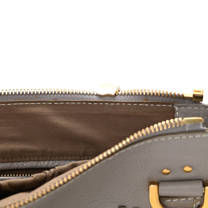 Chloe Calfskin Small Marcie Satchel Cashmere Grey 8 of 16