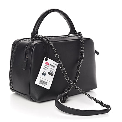 Chanel Calfskin Small Trendy CC Bowling Bag Black 3 of 10