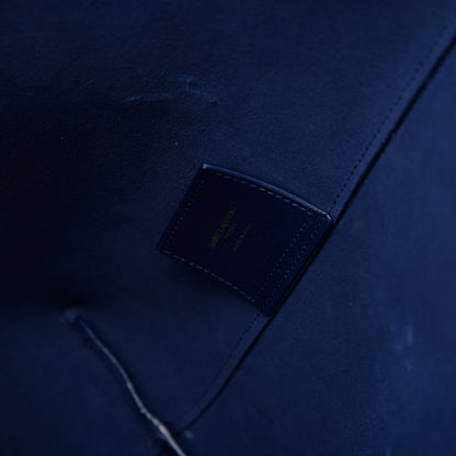 Saint Laurent Calfskin Large Shopping Tote Saphir 8 of 11