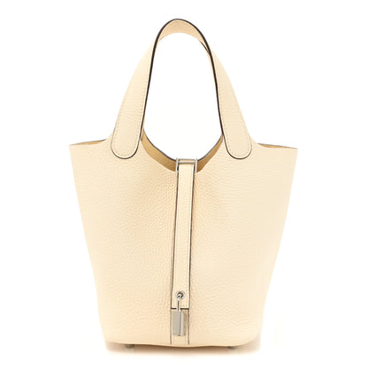 Hermes Taurillon Clemence Picotin Lock 18 PM Nata 1 of 13