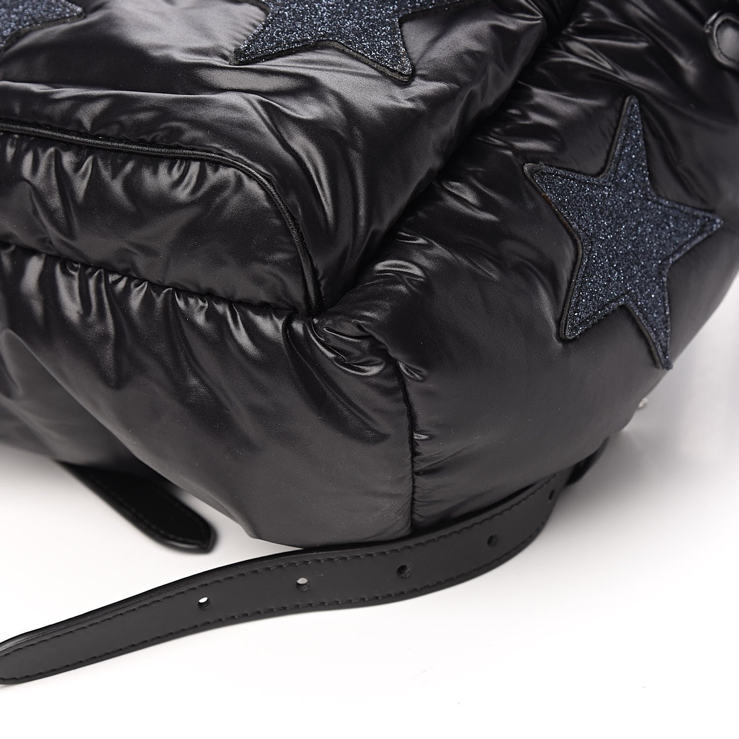 Stella McCartney Polyamide Falabella Go Glitter Stars Backpack Black 9 of 10