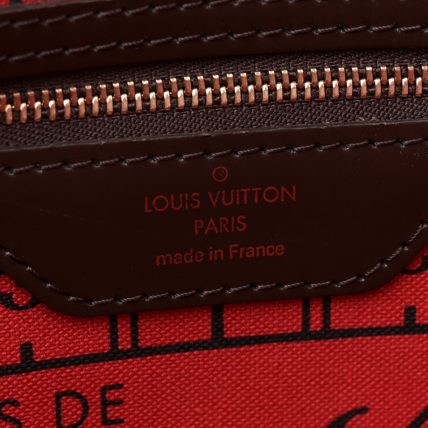 Louis Vuitton Damier Ebene Neverfull PM 6 of 10