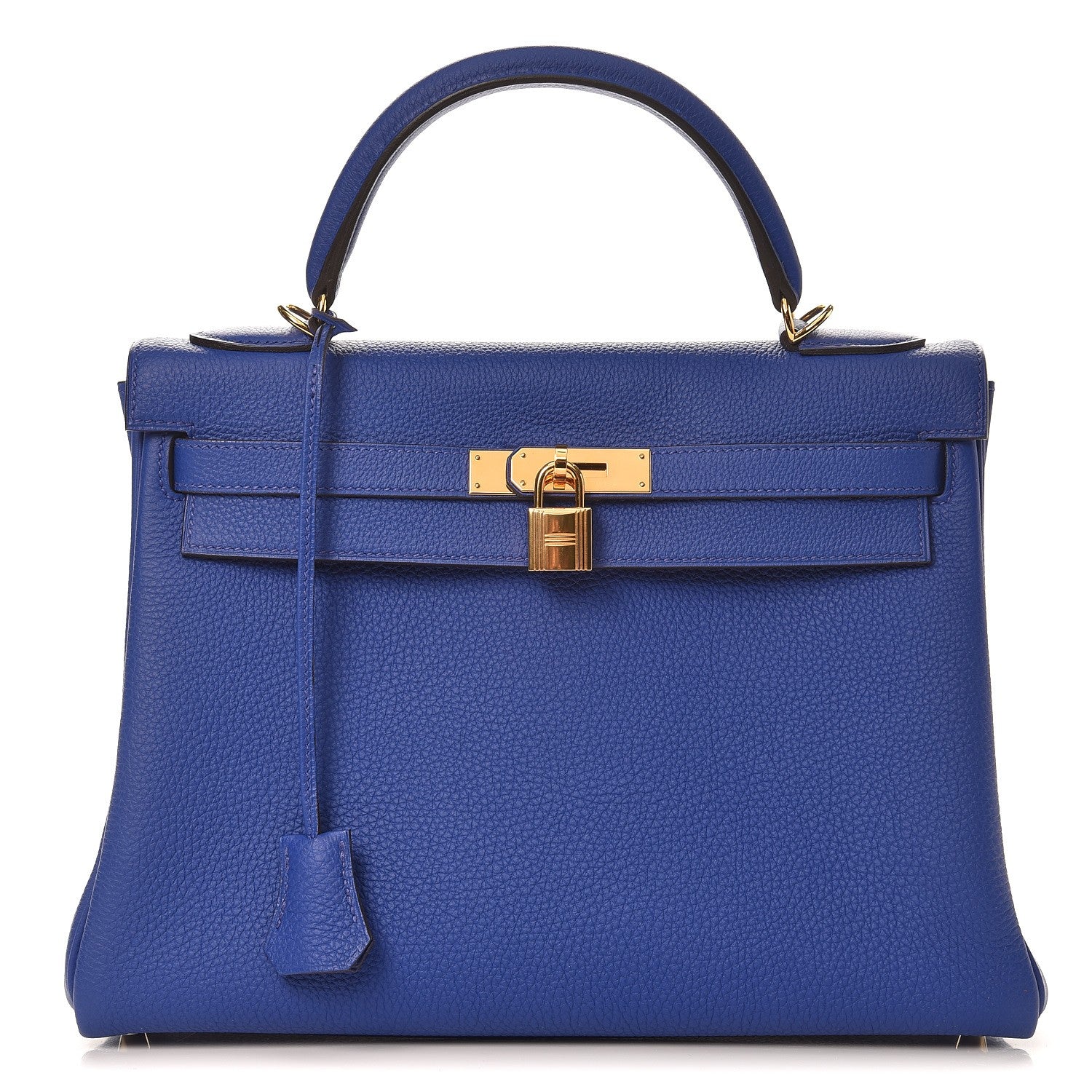 Hermes Togo Kelly Retourne 32 Bleu Electrique 1 of 35