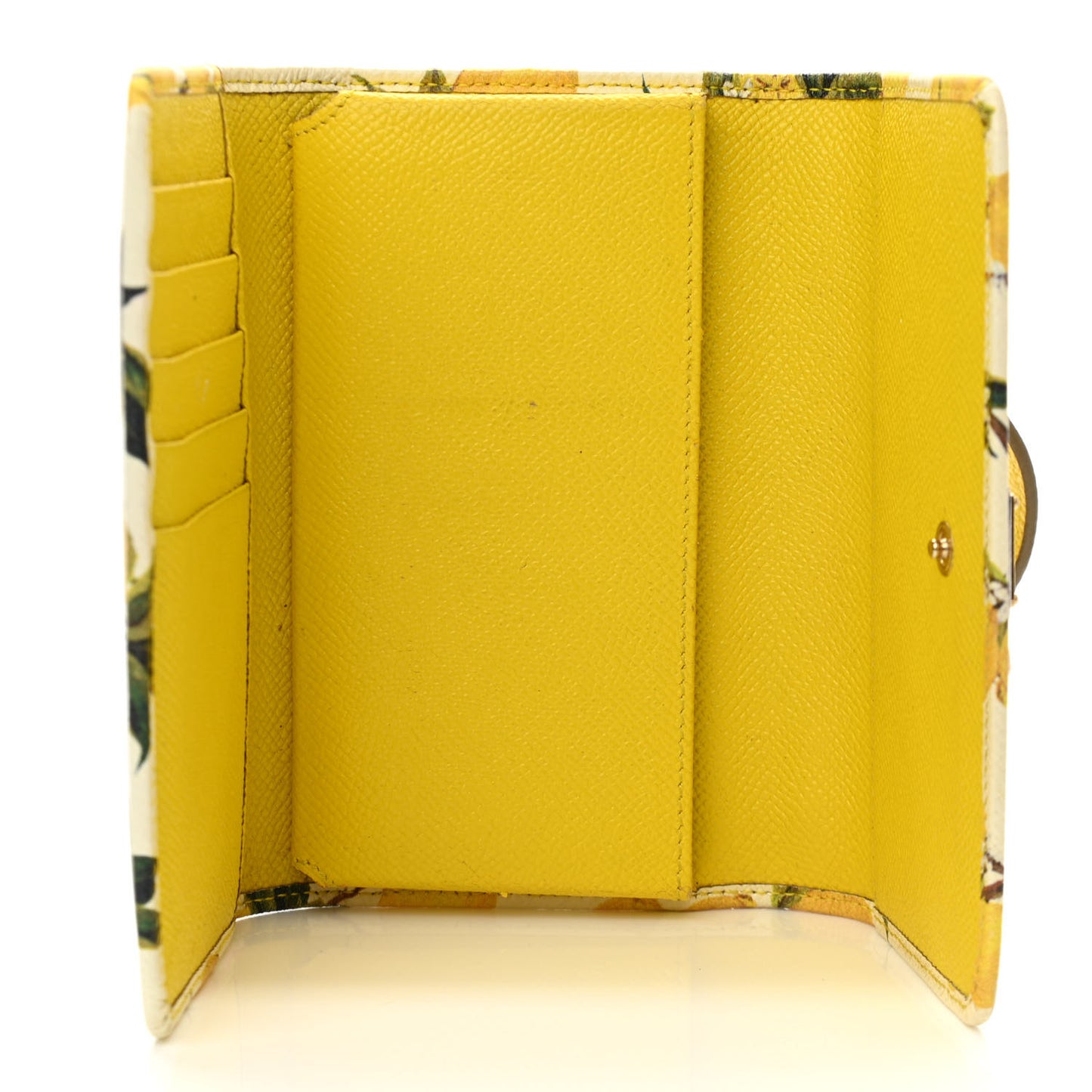 Dauphine Lemon Printed Mini Sicily Von Bag White Yellow