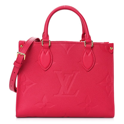 Louis Vuitton Empreinte Monogram Giant Onthego PM Freesia 1 of 8