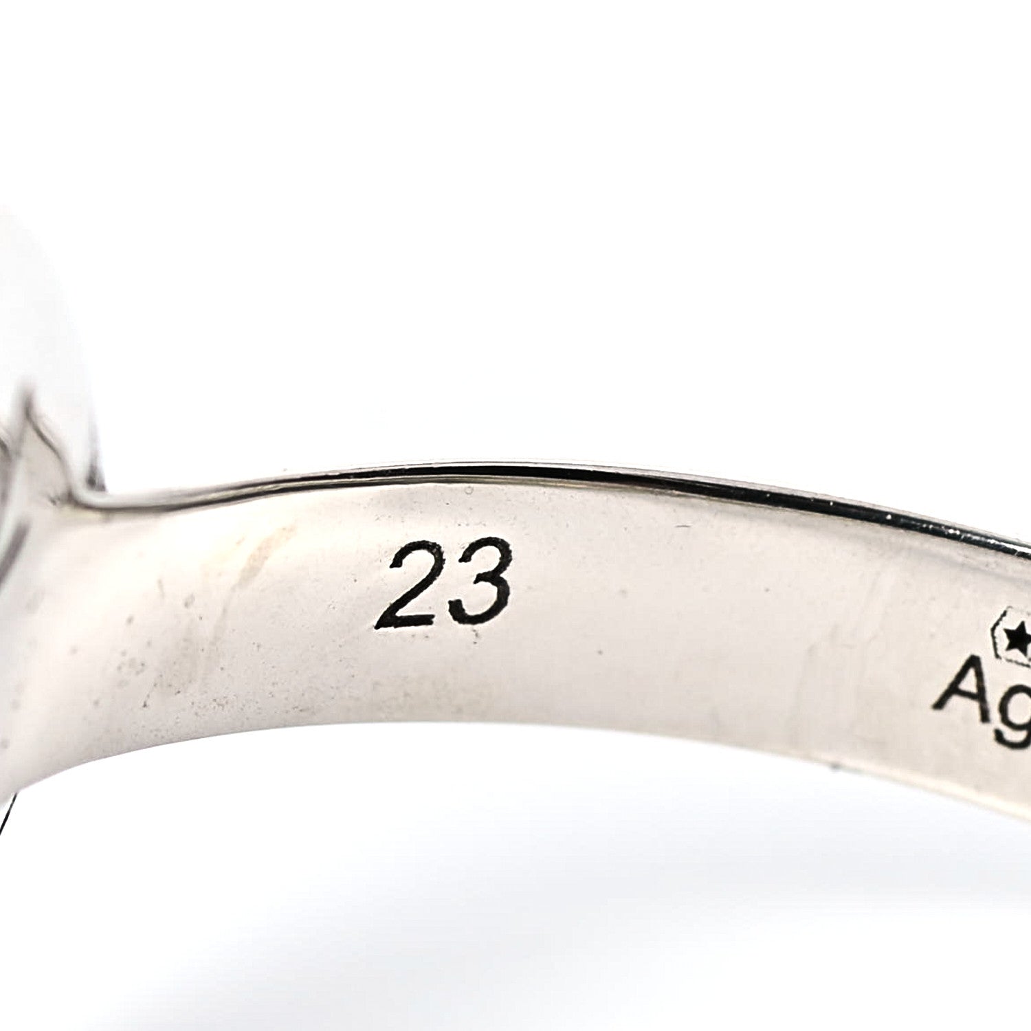 Gucci Sterling Silver Blind for Love Mystic Cat Ring 62 10 829951