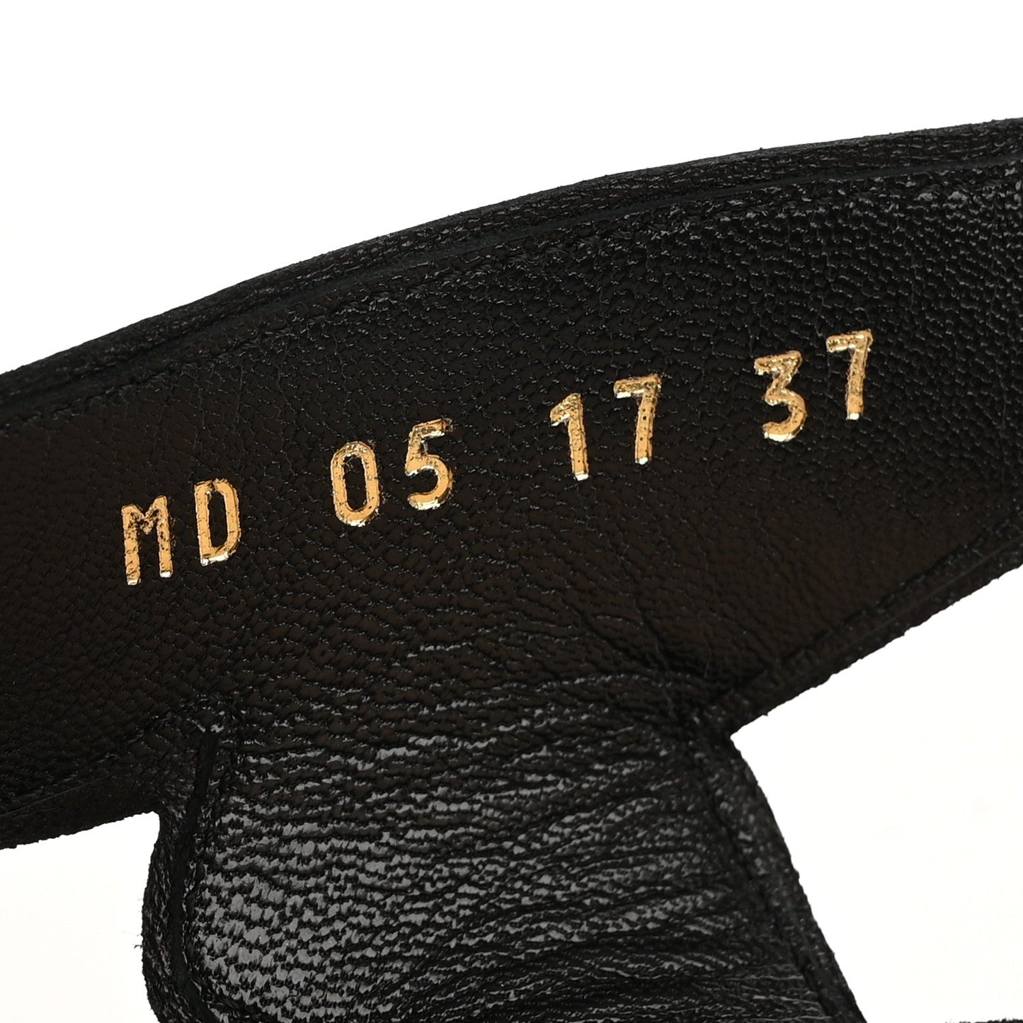Pony Hair Panther Sandals 37 Brown Black