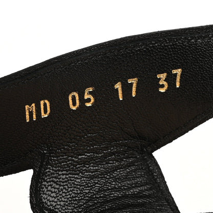 Christian Dior Pony Hair Panther Sandals 37 Brown Black 9 of 9